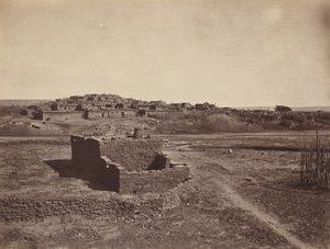 Zuni Pueblo, 1879 door John Karl Hillers