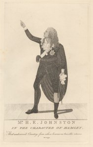 Mr. H. E. Johnston in de Rol van Hamlet
