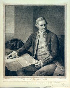 Kapitein James Cook (1728-1779) door John Keyse Sherwin