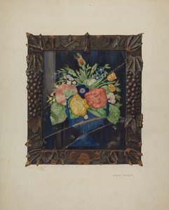 Stilleven met tinfolie en lijst, ca. 1941 door John Koehl