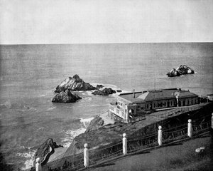 Cliff House en Seal Rocks, Golden Gate, Californië, VS, 1893