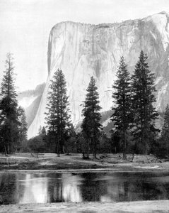 El Capitan, Yosemite Valley, Californië, VS, 1893 door John L. Stoddard