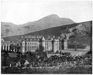 Holyrood Palace, Edinburgh, Schotland, eind 19e eeuw