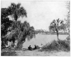 Indian River, Florida, eind 19e eeuw door John L. Stoddard