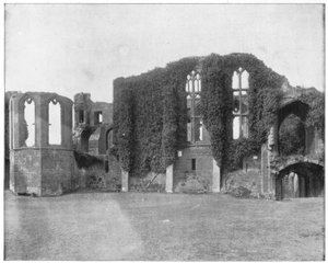Kasteel Kenilworth, Engeland, late 19e eeuw