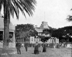 Koninklijk paleis, Honolulu, Sandwich-eilanden, eind 19e eeuw