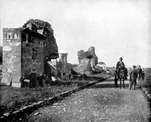 De Via Appia, Rome, 1893 door John L. Stoddard