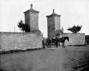 De Oude Stadspoort, St. Augustine, Florida, VS, 1893