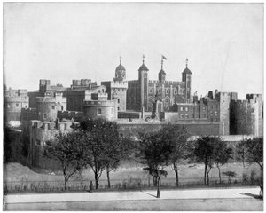 De Tower of London, Engeland, eind 19e eeuw
