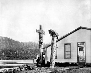 Totempalen, Alaska, VS, 1893