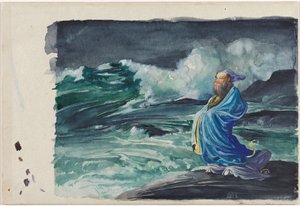 Een Rishi die een storm opwekt, 1897