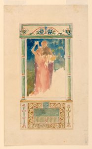 Ontwerp voor een gedenkraam door John La Farge