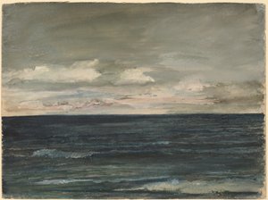 Lesstudie aan de Kust van Jersey door John La Farge
