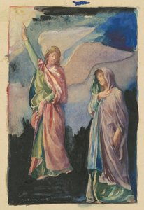 Studie voor "Geloof" en "Hoop" door John La Farge