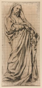 Studie voor Trinity Church: Jeremia door John La Farge