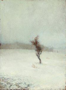 Sneeuwstorm 1865 door John La Farge or Lafarge