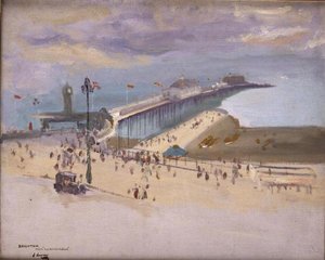 Brighton vanaf de Royal Albion door John Lavery