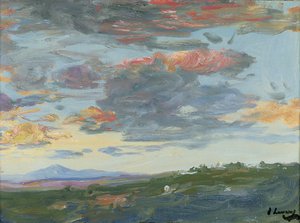 Avond, Tanger door John Lavery