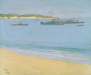 De haven van St. Jean de Luz - Vroege ochtend, 1917