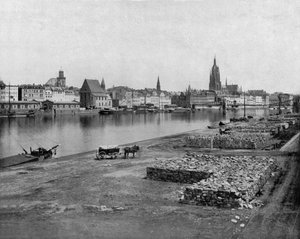 Frankfurt aan de Main in Duitsland, ca. 1900