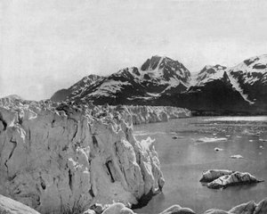 Muir gletsjer in Alaska door John Lawson Stoddard
