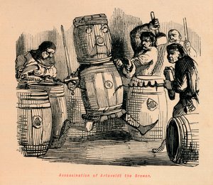 Moord op Artaveldt de Brouwer, ca. 1860