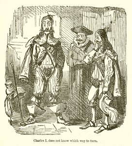 Karel I weet niet welke kant hij op moet door John Leech