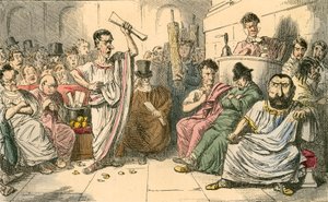 Cicero die Cataline aanklaagt