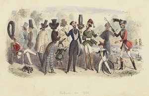 Mode voor 1844 door John Leech