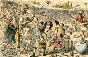 Flaminius herstelt de Vrijheid van Griekenland op de Isthmische Spelen