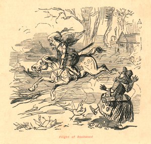 Vlucht van Rookwood, 1897 door John Leech
