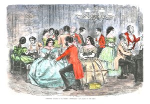 Vossenjagers genieten in de huidige gedegenereerde dagen, ca. 1856