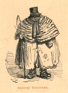 Koetsier van Hackney, 1897 door John Leech