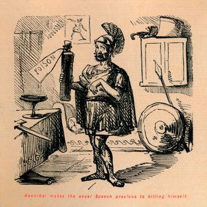 Hannibal houdt de gebruikelijke toespraak voordat hij zichzelf doodt door John Leech