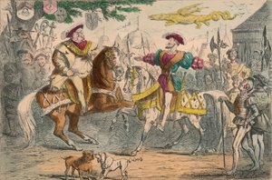Hendrik VIII, ontmoeting met Frans I, 1850