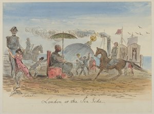 Londen aan zee door John Leech