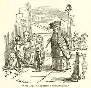 Non Angli Sed Angeli Forent Si Fuissent Christiani door John Leech