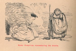 Numa Pompilius herinnert zich de Grot, 1852 door John Leech