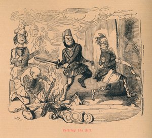 De rekening vereffenen, c1860 door John Leech