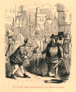 Sir Thomas Wyatt geeft zich over aan Sir Maurice Berkeley, 1897