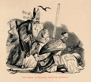 De bisschop van Beauvais die Salisbury gevangen neemt door John Leech