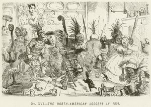 De Noord-Amerikaanse logés in 1851