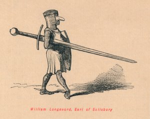 William Longsword, Graaf van Salisbury, ca. 1860 door John Leech