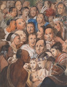 Tableau van Indiase gezichten, 1811-ca. 1813