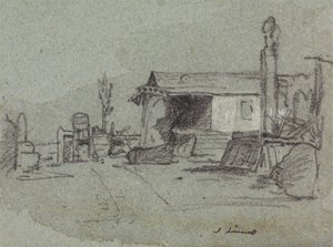 Een scène in de Edgware Road, Londen