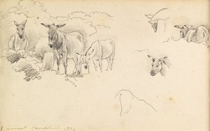 Ezel, 1824 door John Linnell