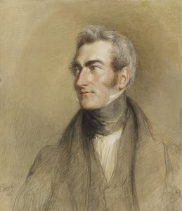 Portret van Chambers Hall, 1835