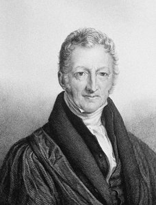 Portret van Thomas Robert Malthus 1766-1834