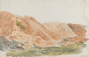 Steengroeven bij Ironbridge (Aardwerken, Cambridge Terrace) door John Linnell