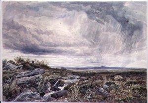 Regenachtig weer, Bettws-y-Coed door John Lloyd Bond